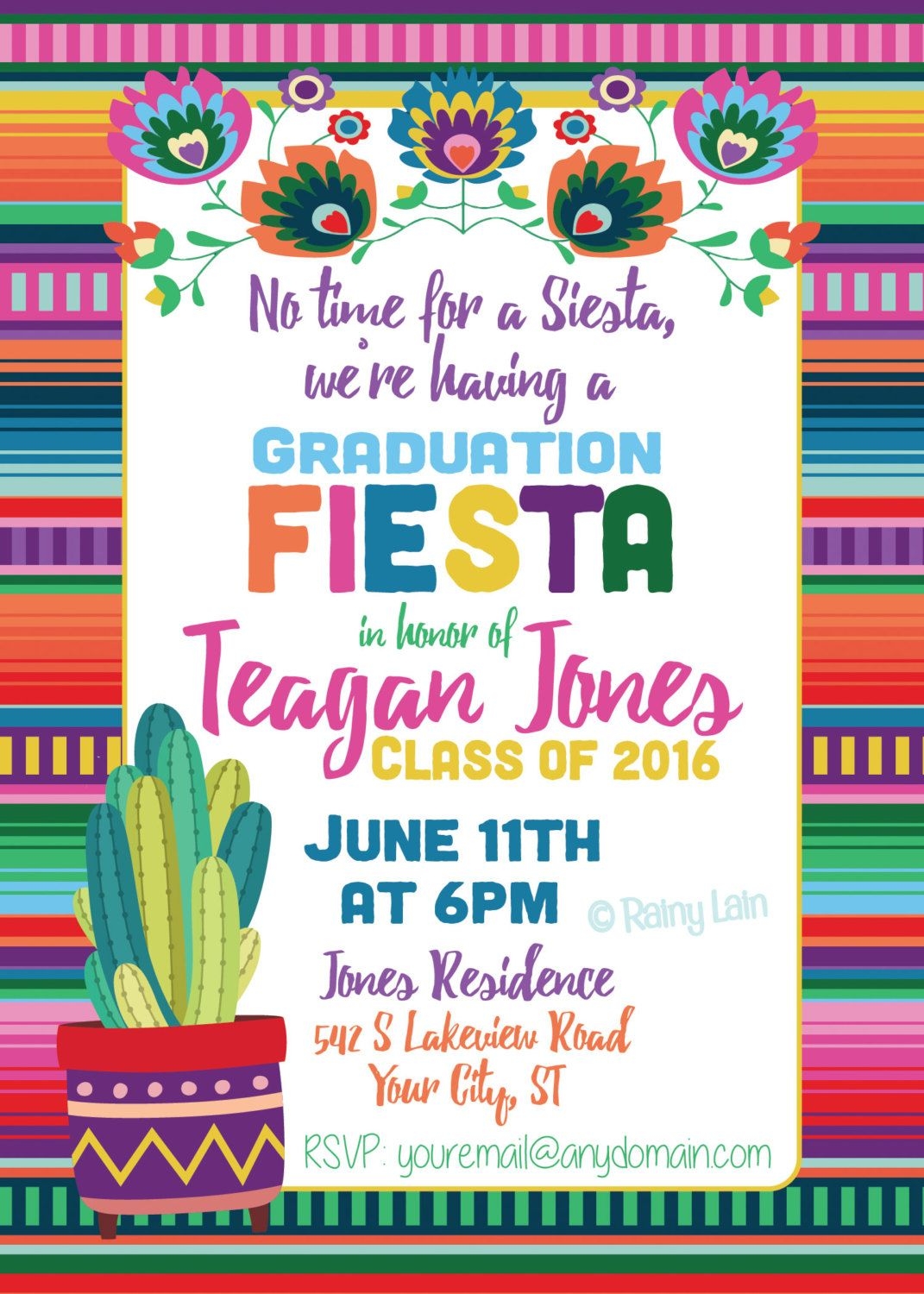 fiesta invitation template