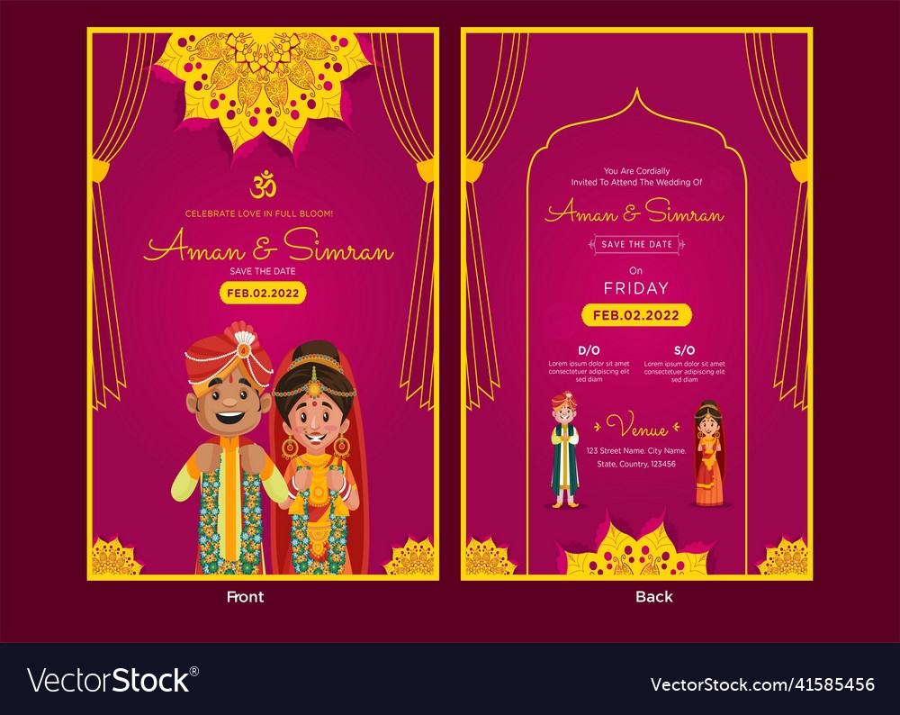 Editable Wedding Invitation Cards Free Indian Infoupdate
