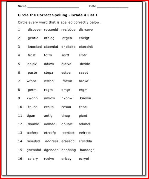Ela 4th Grade Worksheets