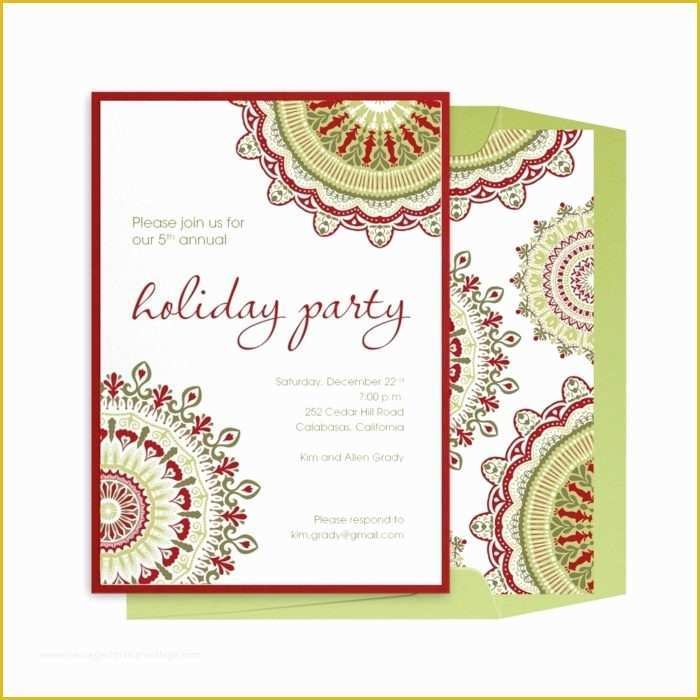 Electronic Holiday Invitation Templates Free Of Electronic Holiday 