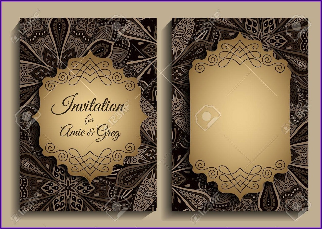 Elegant Blank Birthday Invitation Templates Invitations Resume 