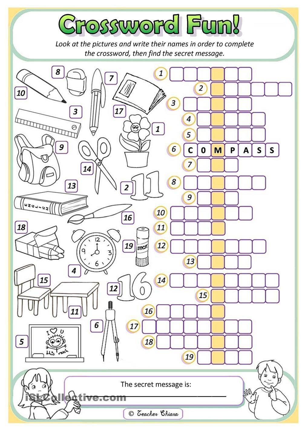 Elementary School English Worksheets