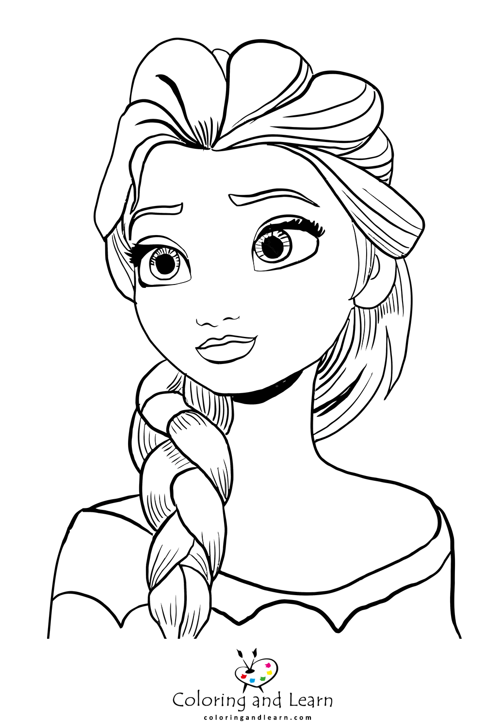 Elsa Coloring Page