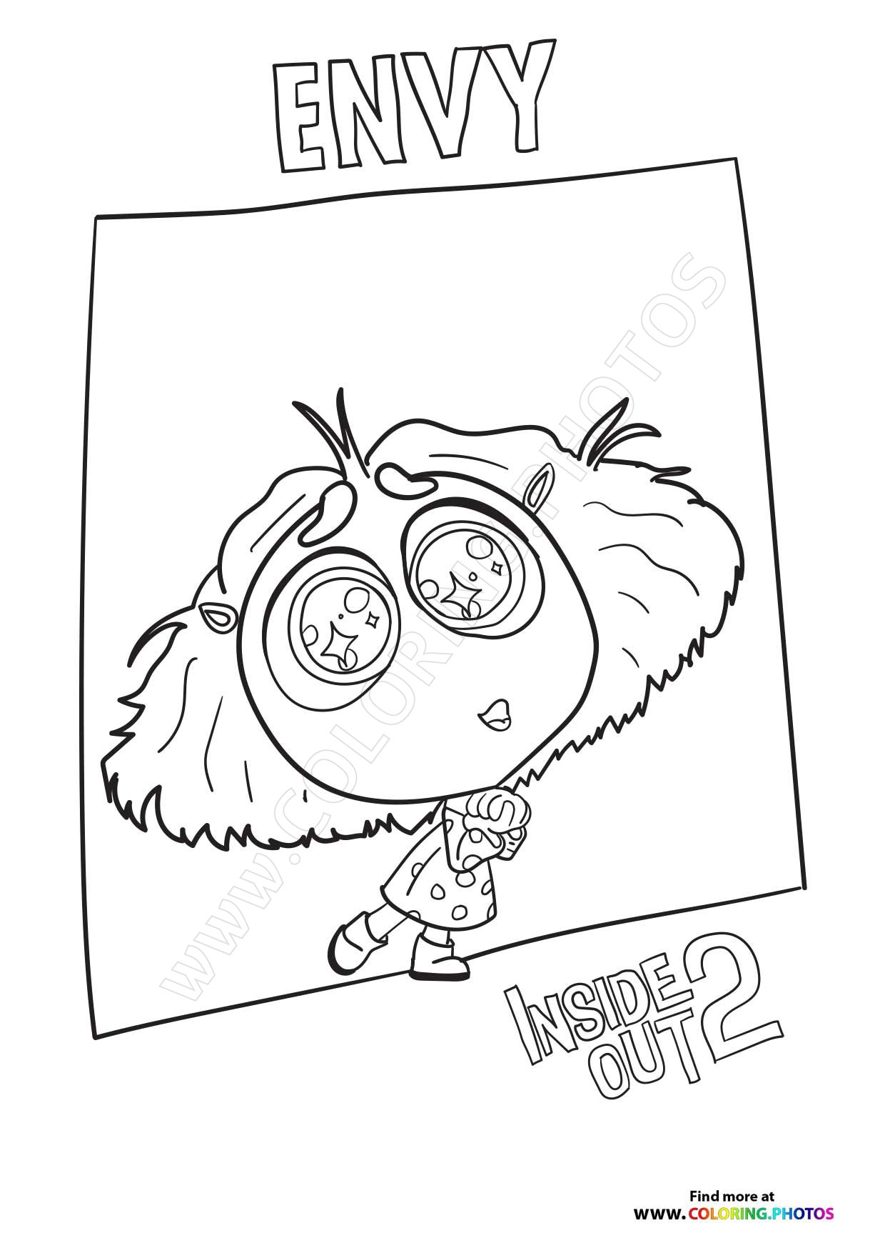 Embarrassment Inside Out 2 Coloring Pages For Kids