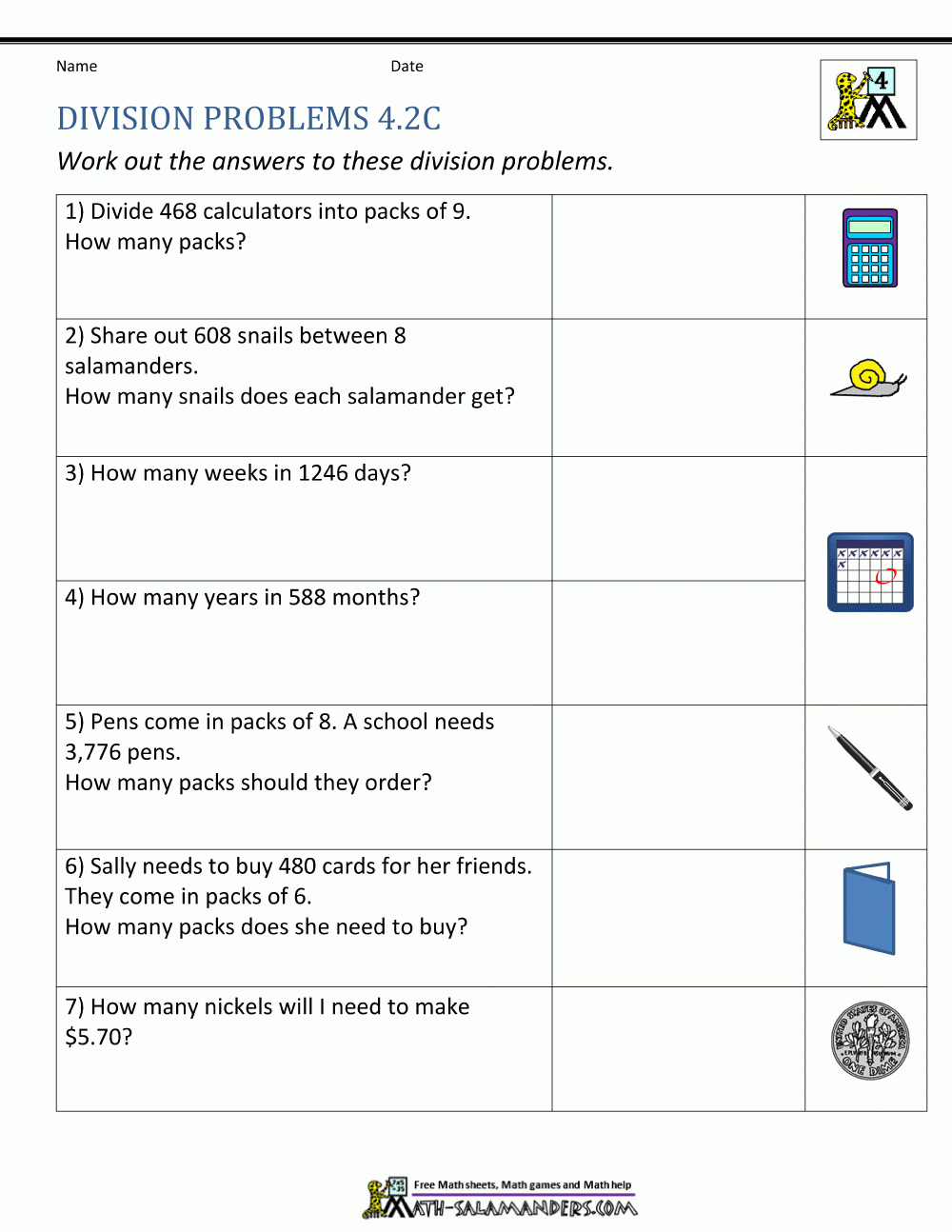 Engaging 4th Grade Multiplication And Division Worksheets Fun