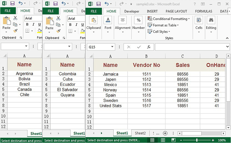 Excel Merge Worksheets Into One Worksheet