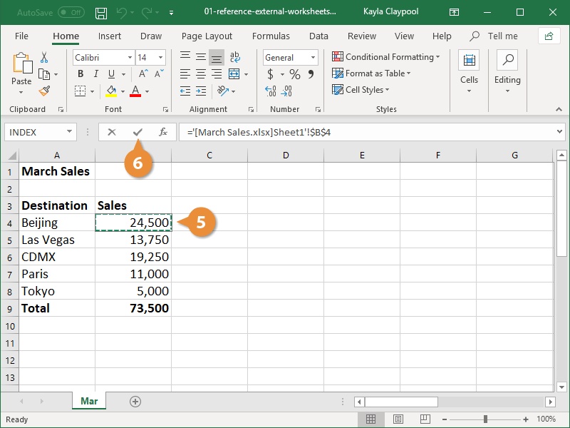 Excel Reference Another Sheet CustomGuide Worksheets Library