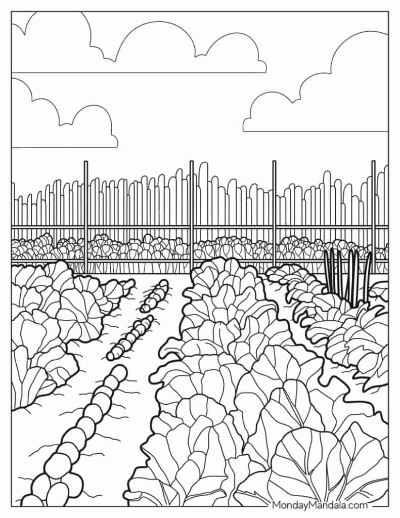 Explore 71 Newest Coloring Pages Garden Free To Print And Download 