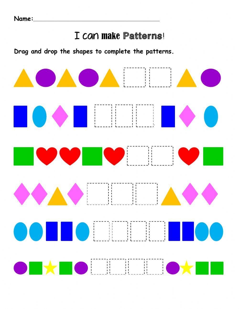 Explore Engaging Patterns Worksheets For Fun Learning Activities