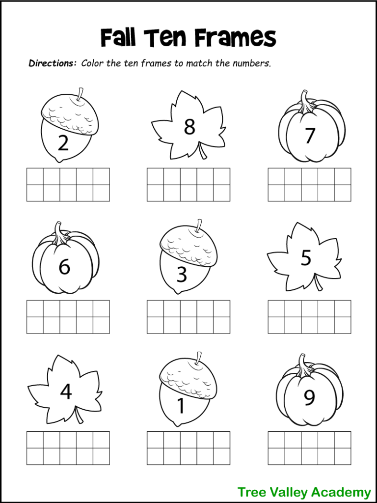 Fall Find And Count Worksheet All Kids Network Worksheets Library
