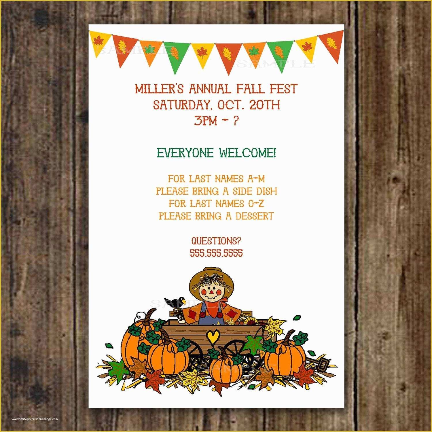 Fall Invitation Templates Free Of Printable Wedding Invitation Template 