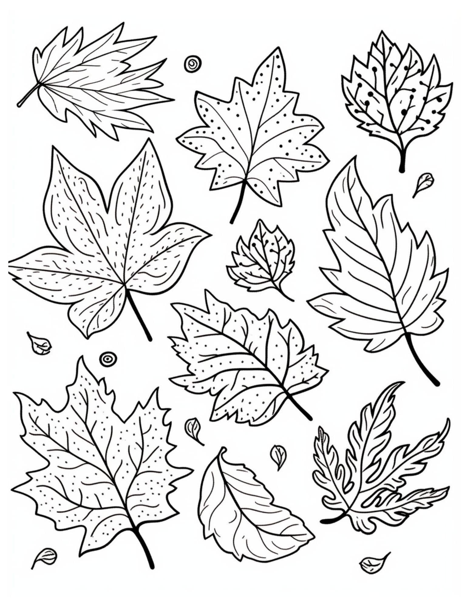 Printable Fall Coloring Pages