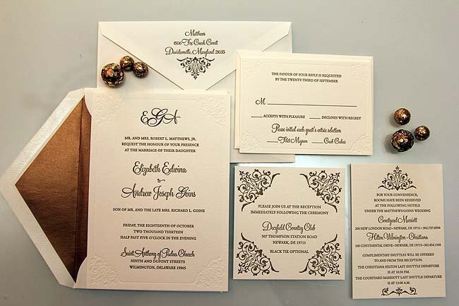 Fancy Blank Invitation