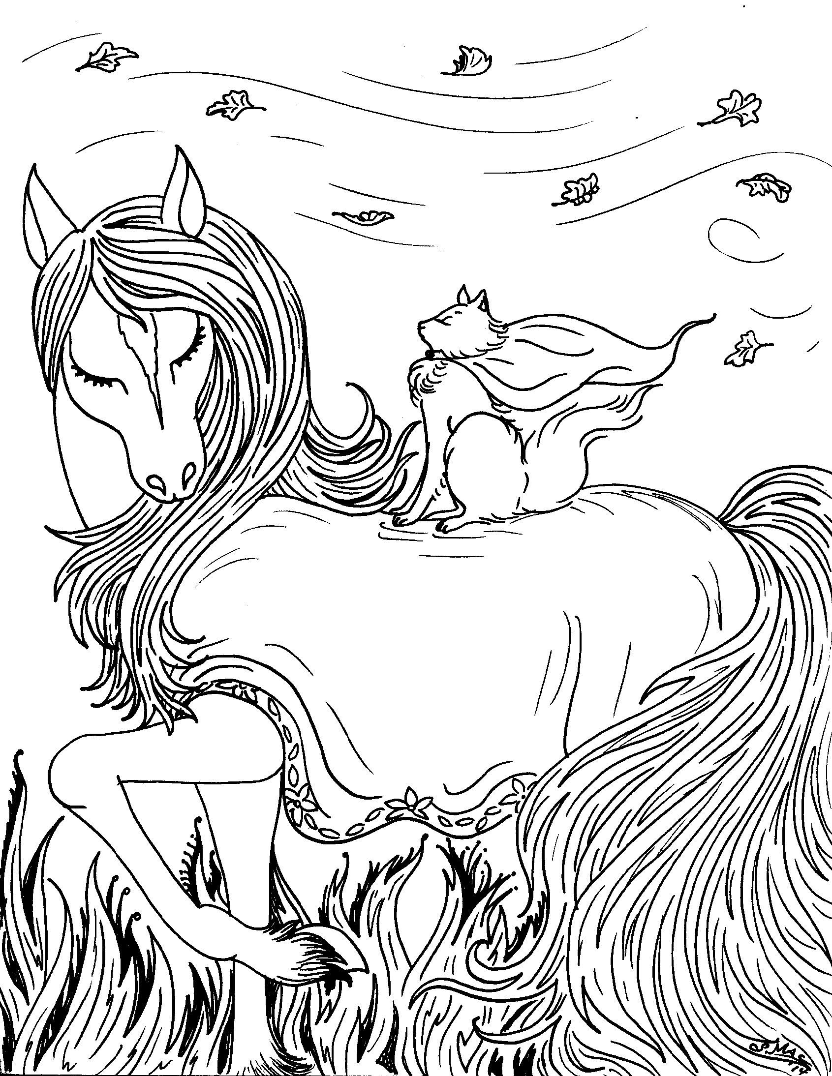 Fantasy Coloring Pages Coloring Home