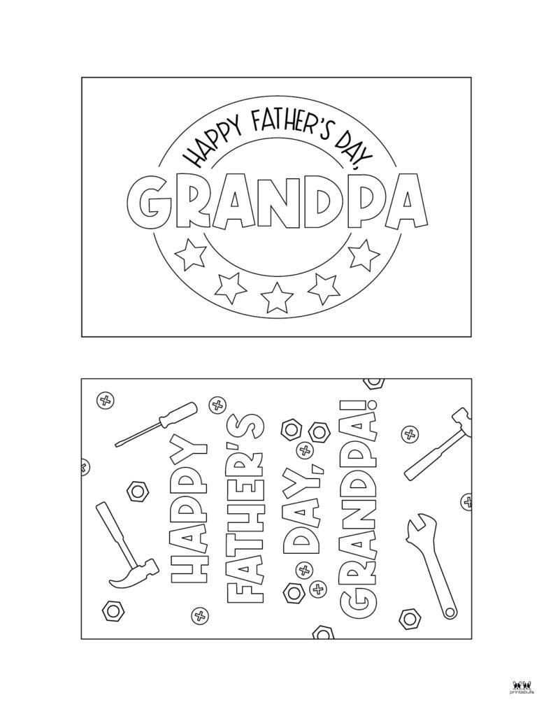 Fathers Day Cards 50 FREE Printables Printabulls Worksheets Library