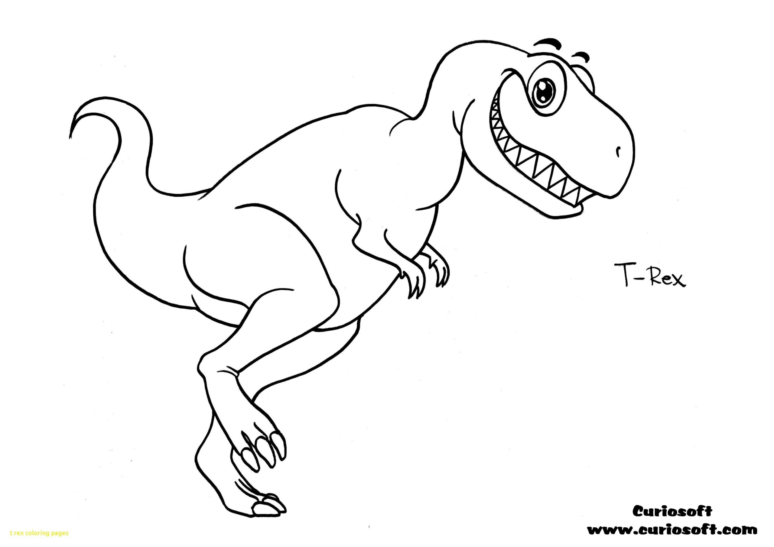 Trex Coloring Page