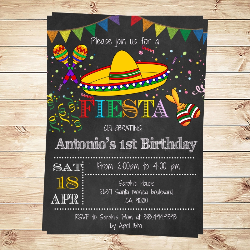Fiesta Invitation Template