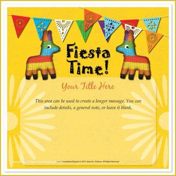 fiesta templates for invitations