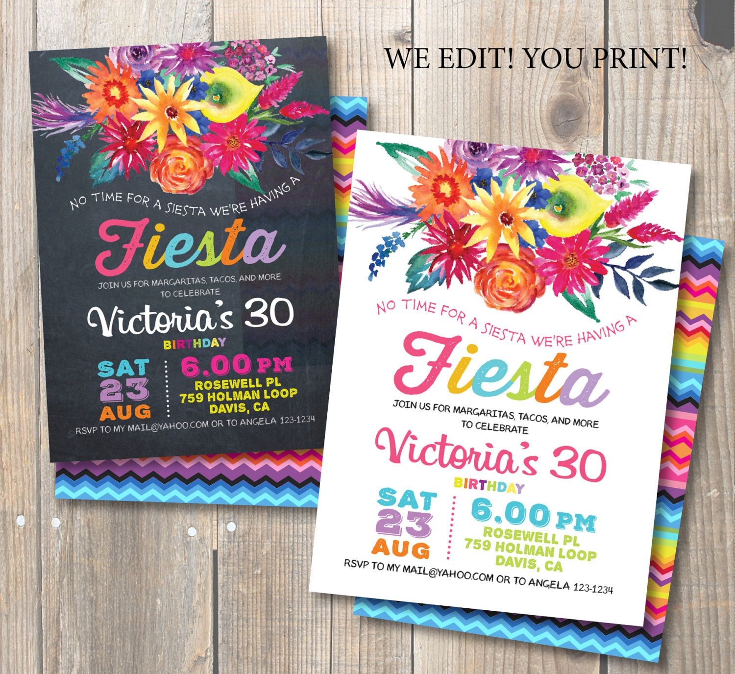 Fiesta Party Invitation Template Free Social Media Template