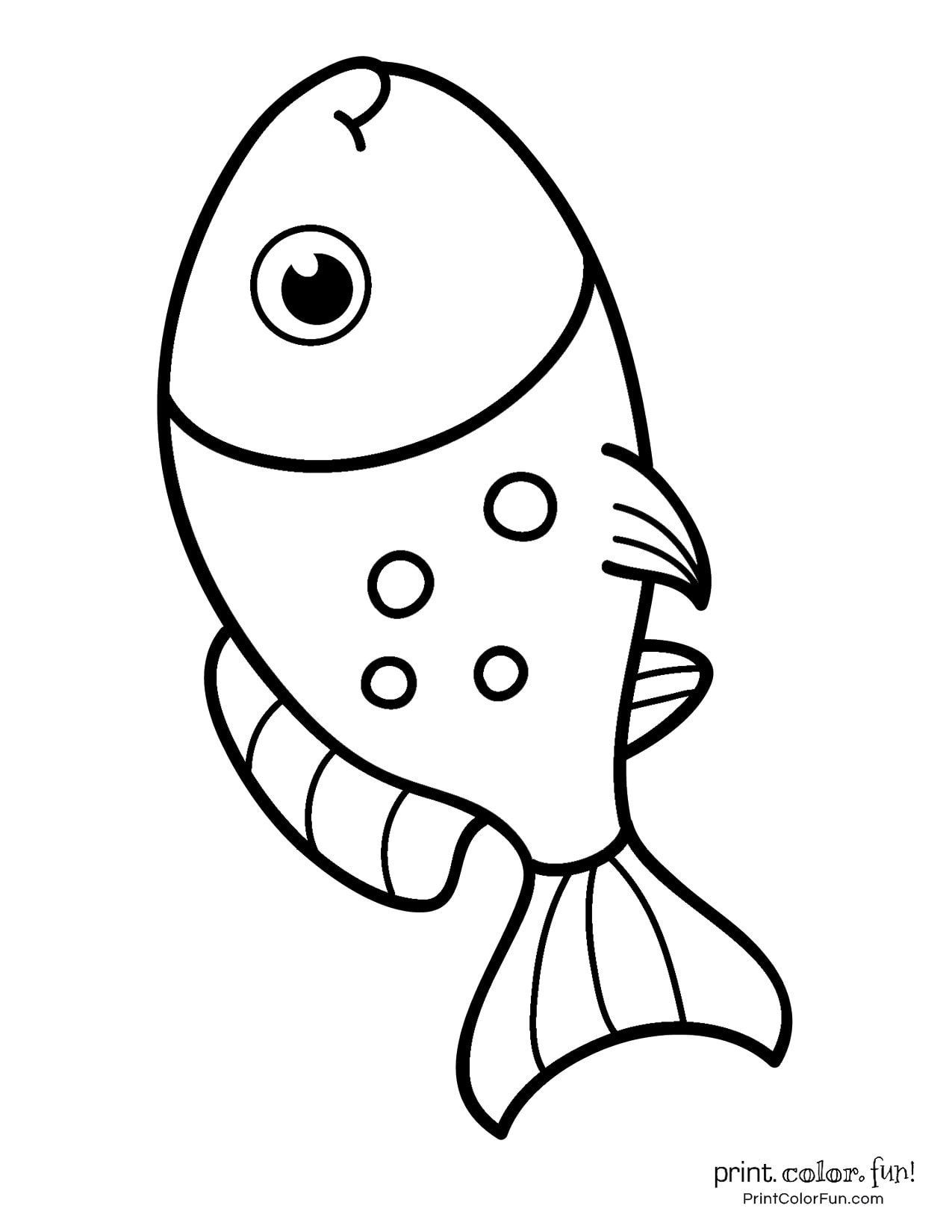Fish Coloring Pages Artofit