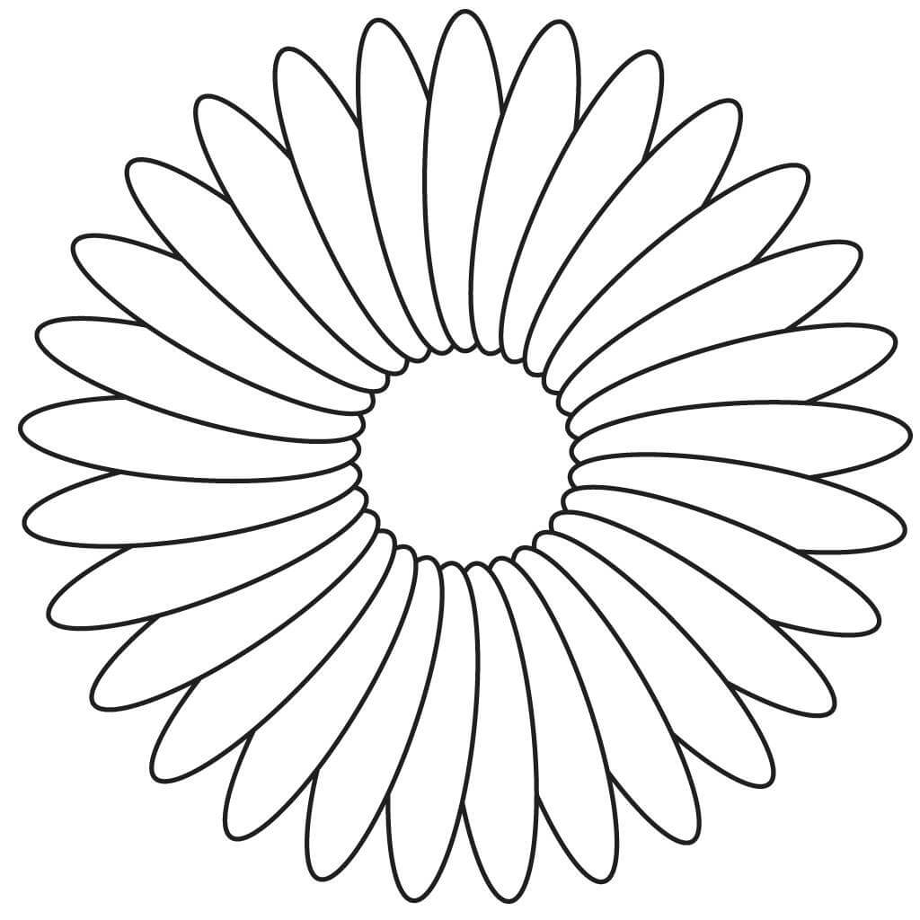 Flower Coloring Pages For Kids
