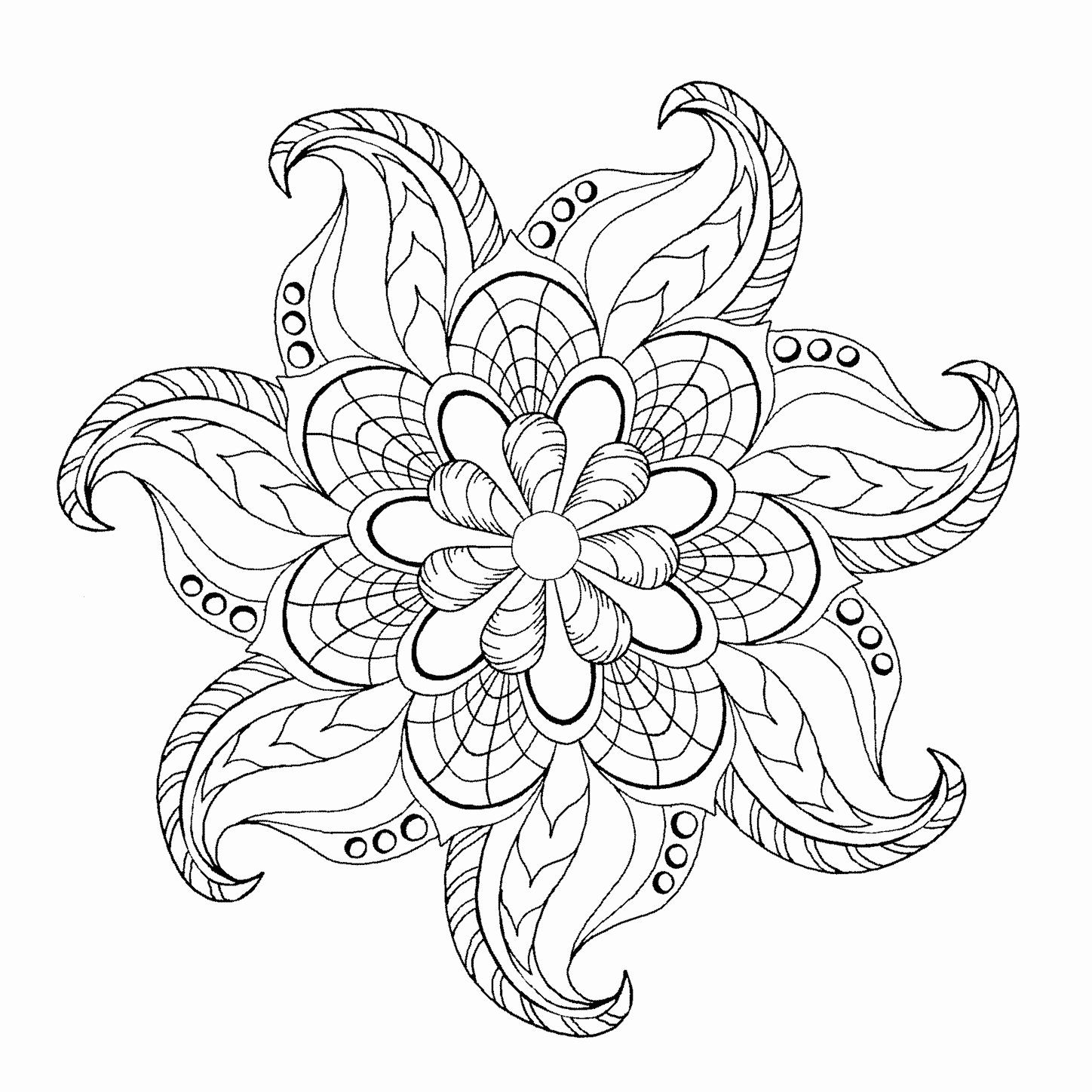 Flower Mandala Art Coloring Pages Coloring Pages