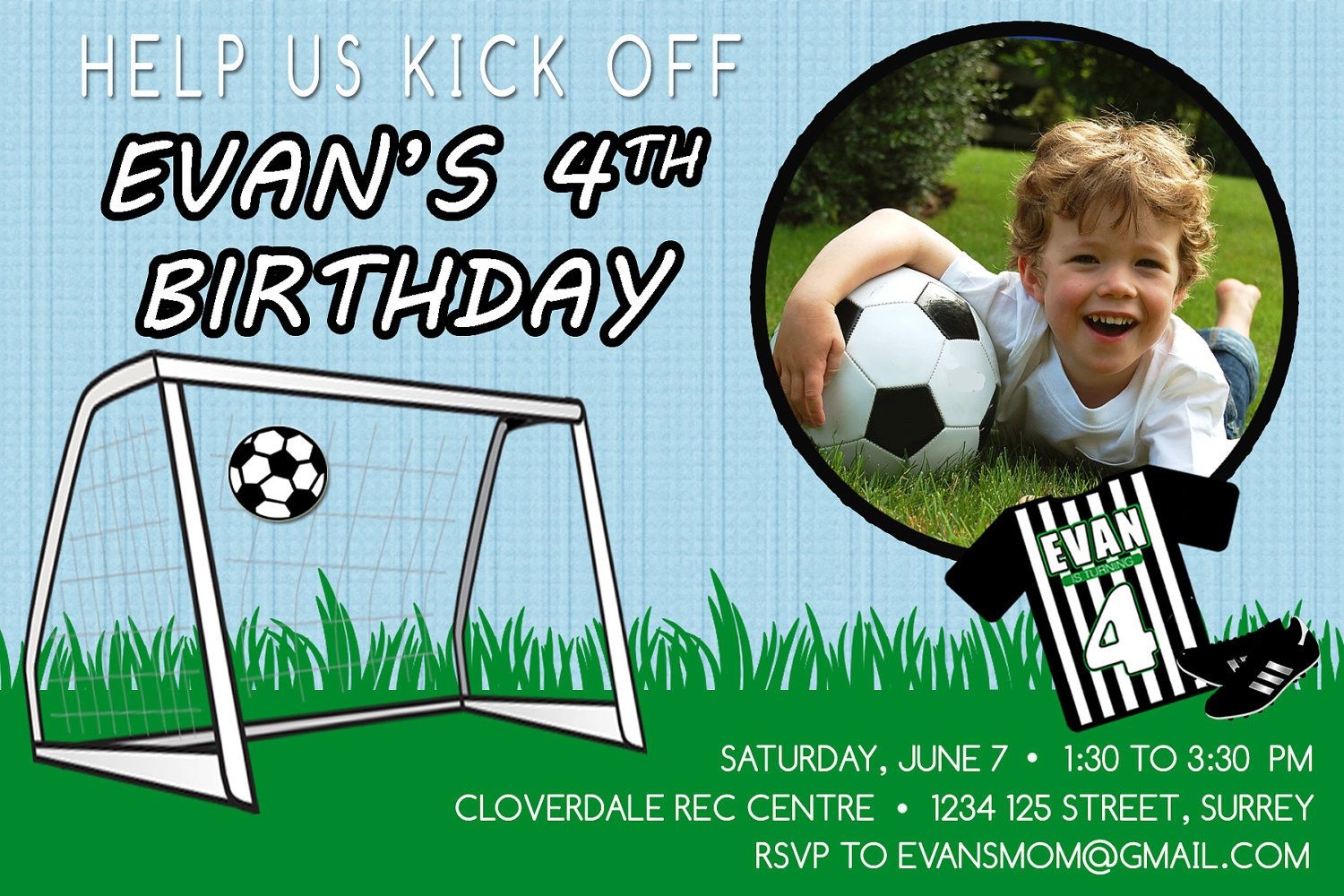 Football Birthday Invitations Templates Free Printable And Enjoyable 