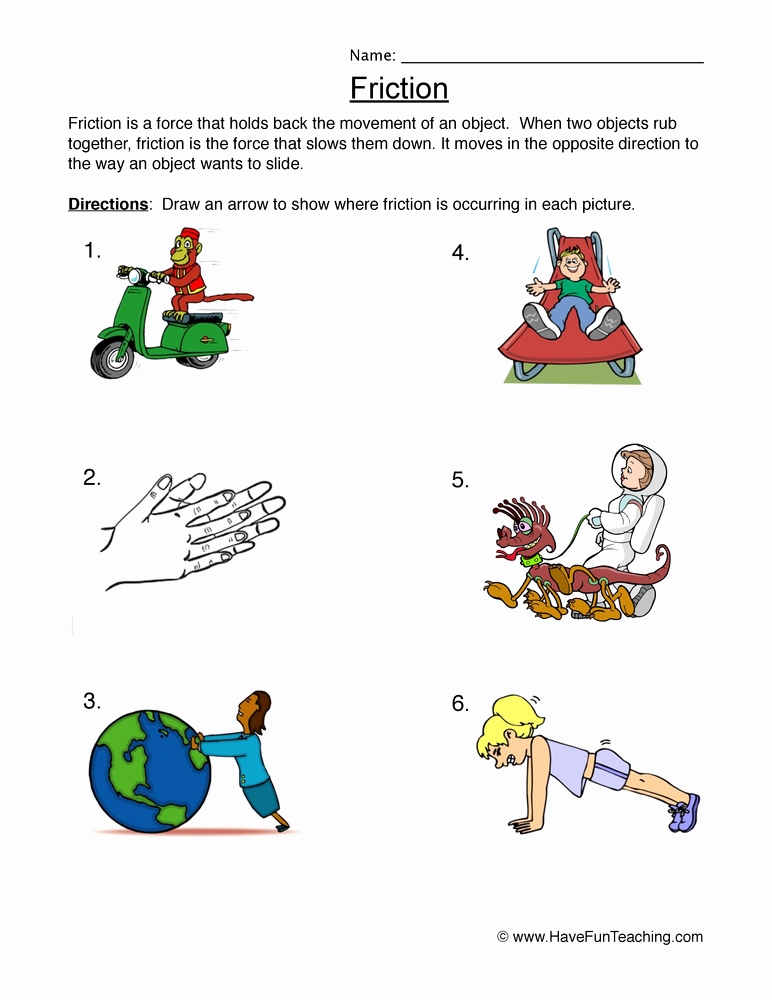 Force And Motion Printable Worksheets Best Of Force And Motion