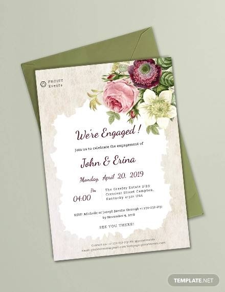 engagement invitation templates