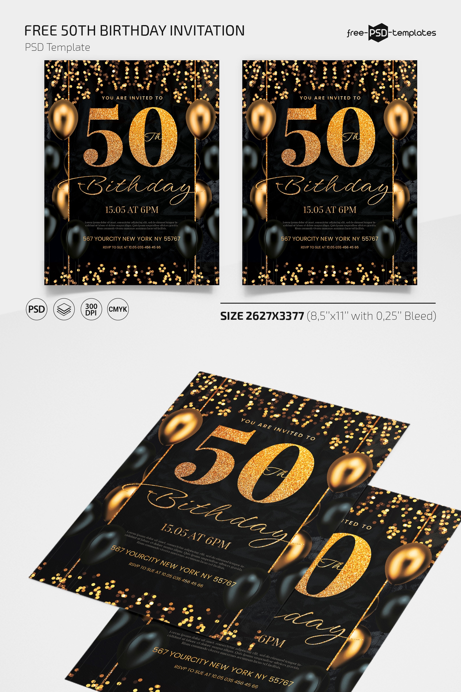 free birthday invitation templates
