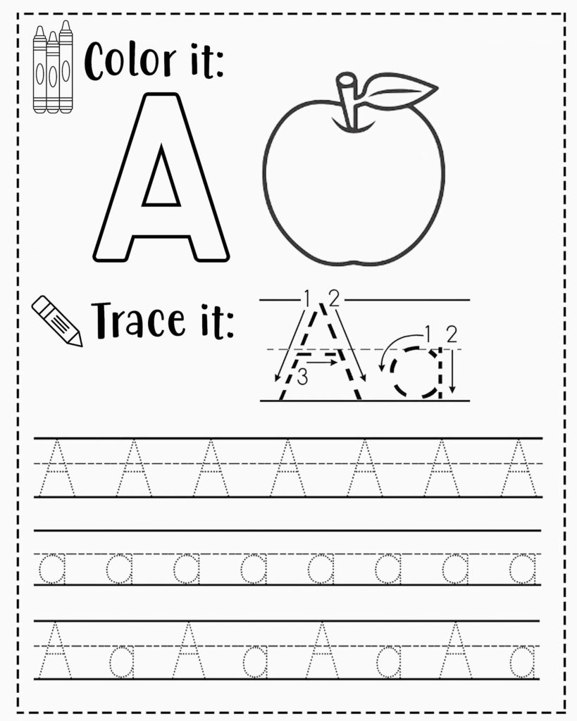 FREE Alphabet Tracing Worksheets For Preschoolers Letter Tracing