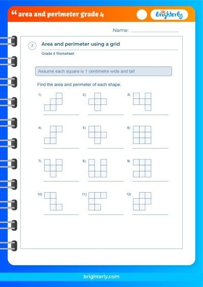 FREE Area And Perimeter Worksheets Grade 4 PDFs Brighterly