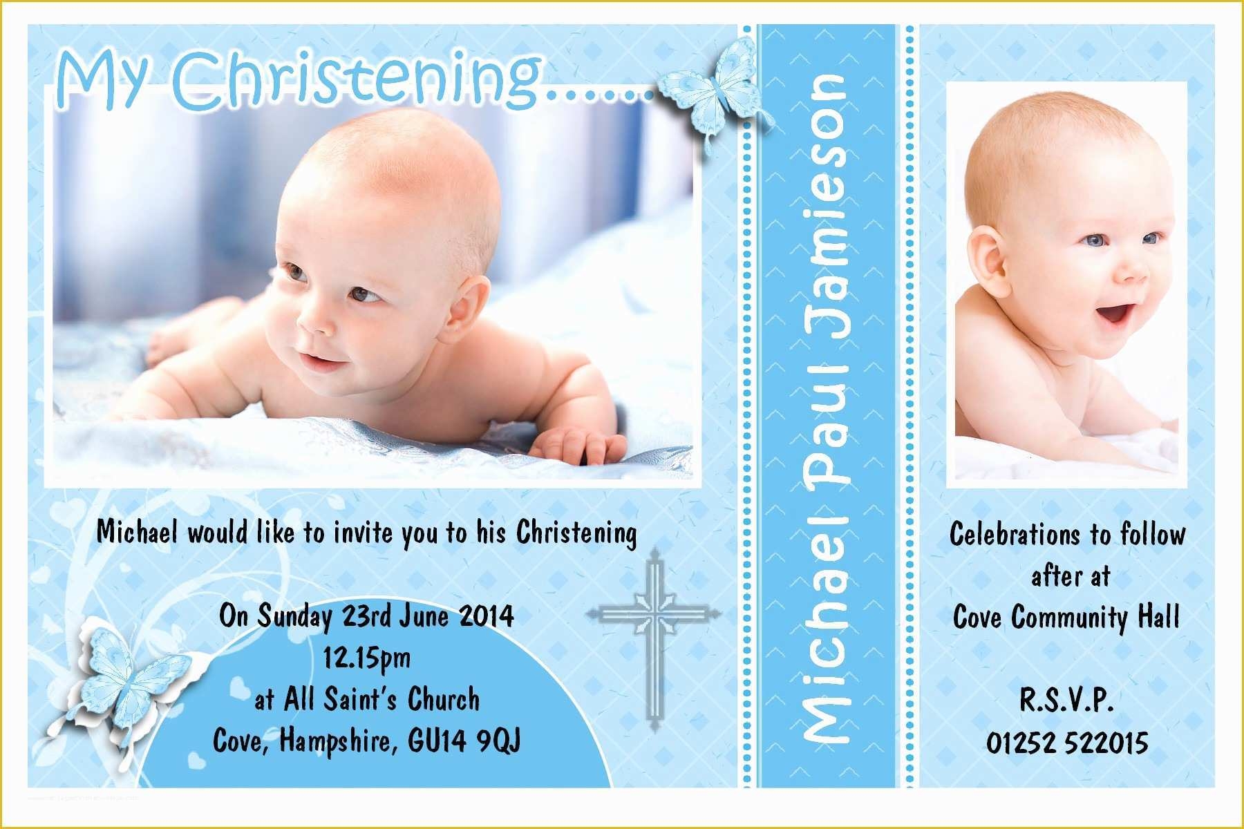 baptism invitation templates