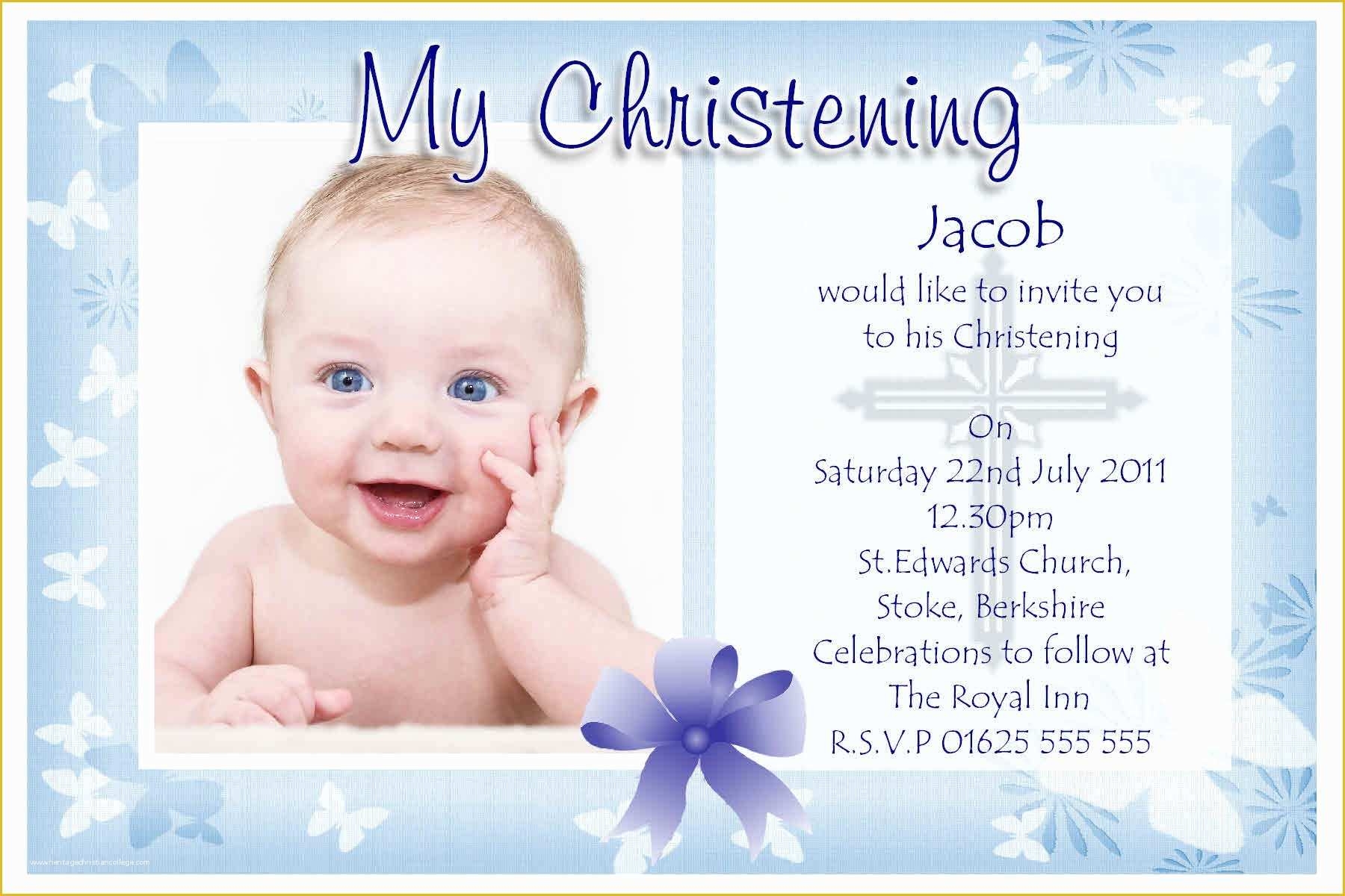 Free Baptism Invitation Templates Of 10 Baptism Invitation Templates 