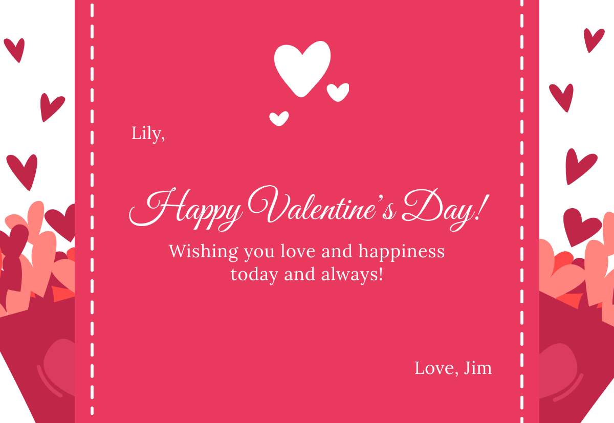 free printable valentine's day card template
