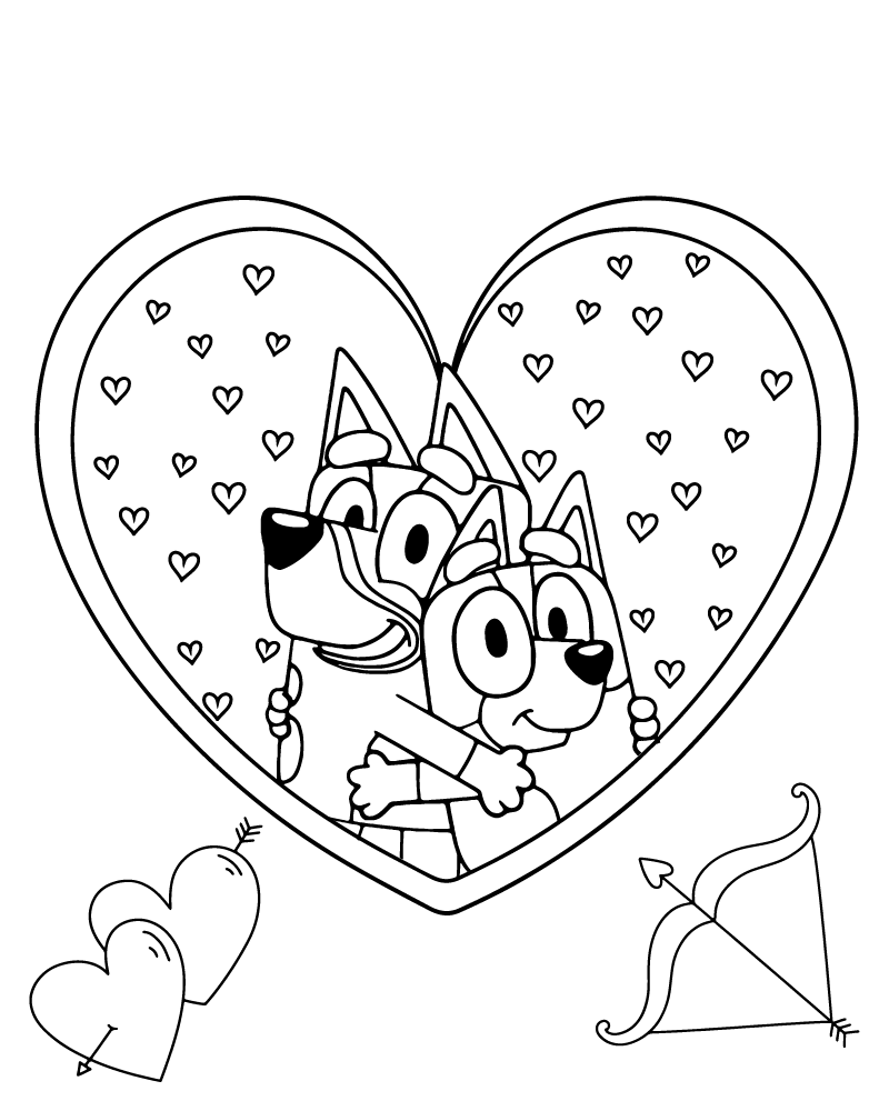 Valentines Day Coloring Page