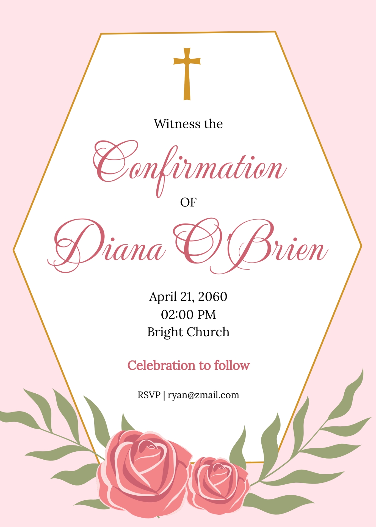 confirmation invitation template