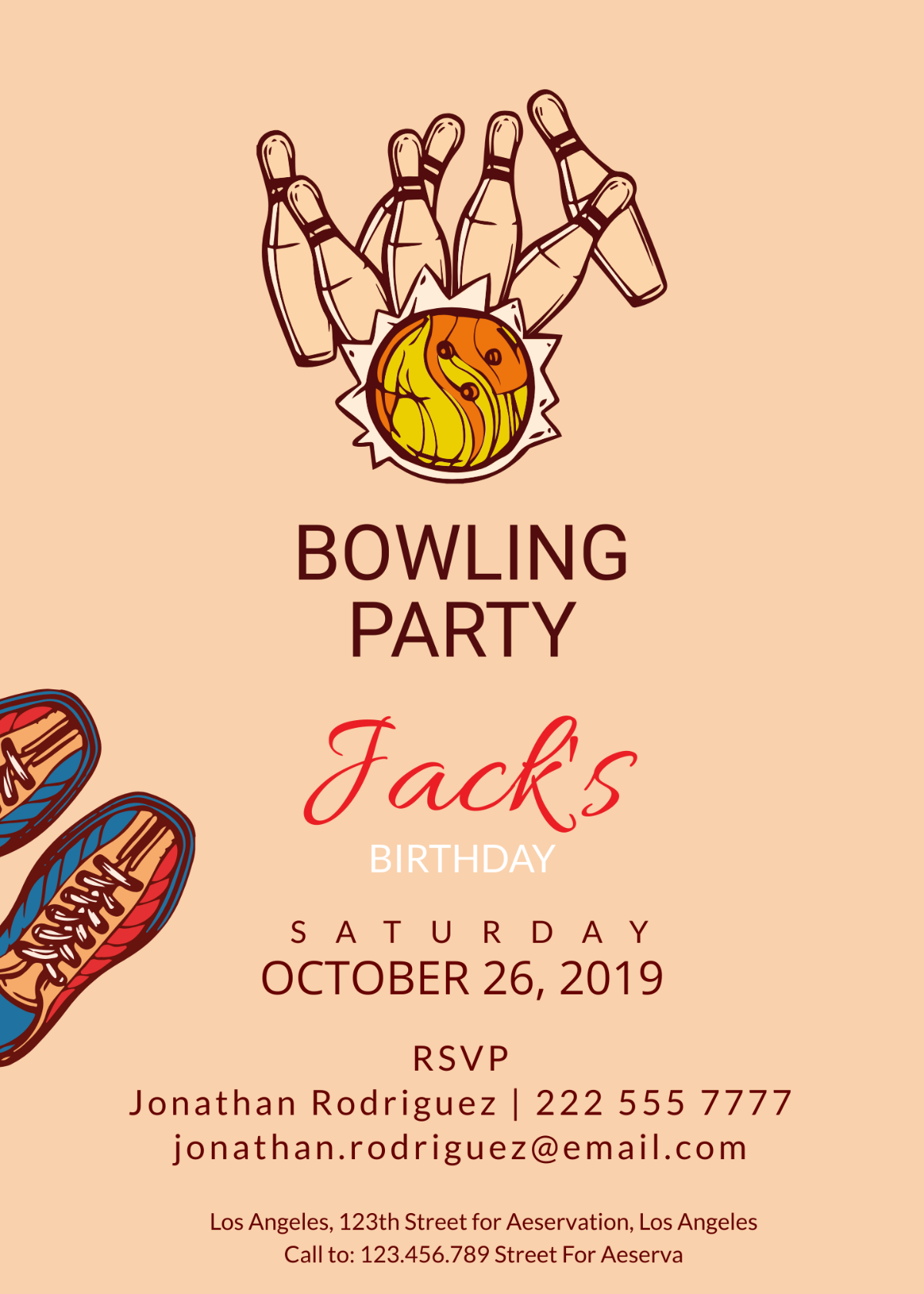 invitation for a party template