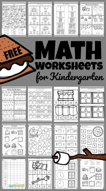 math camping worksheets