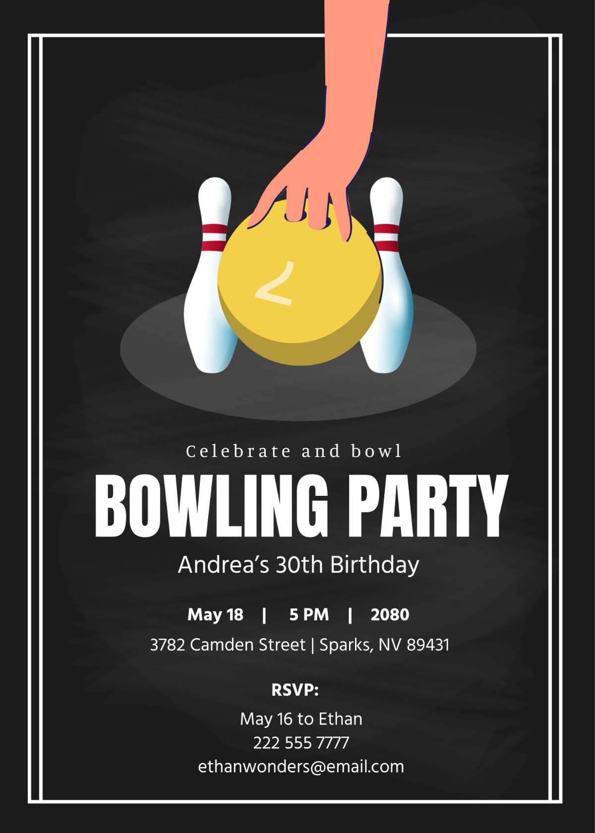 birthday invitation party template