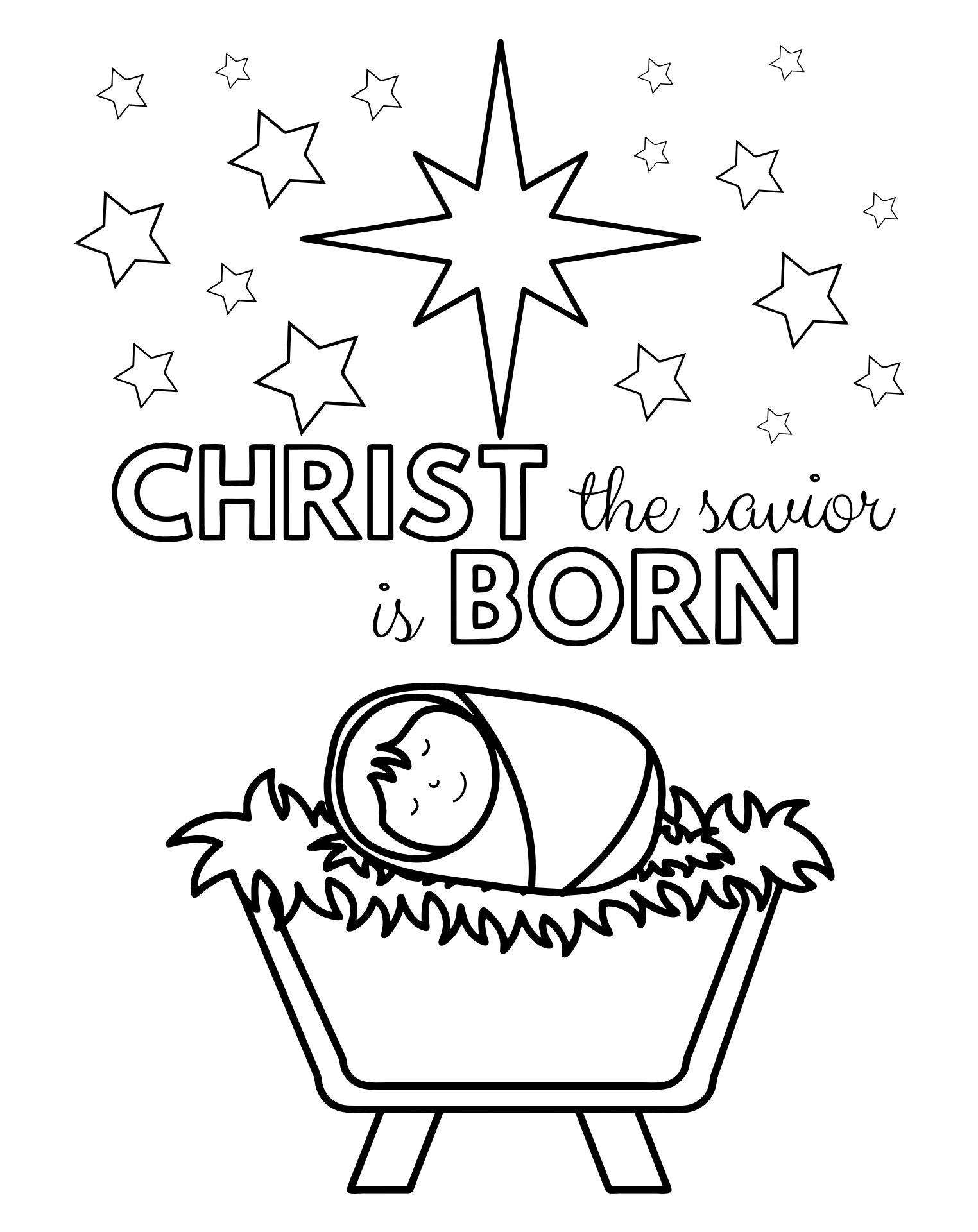 free printable christmas coloring worksheets