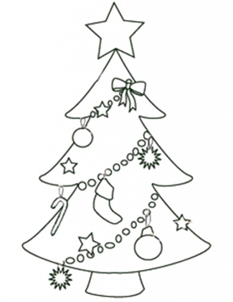free christmas tree template printable