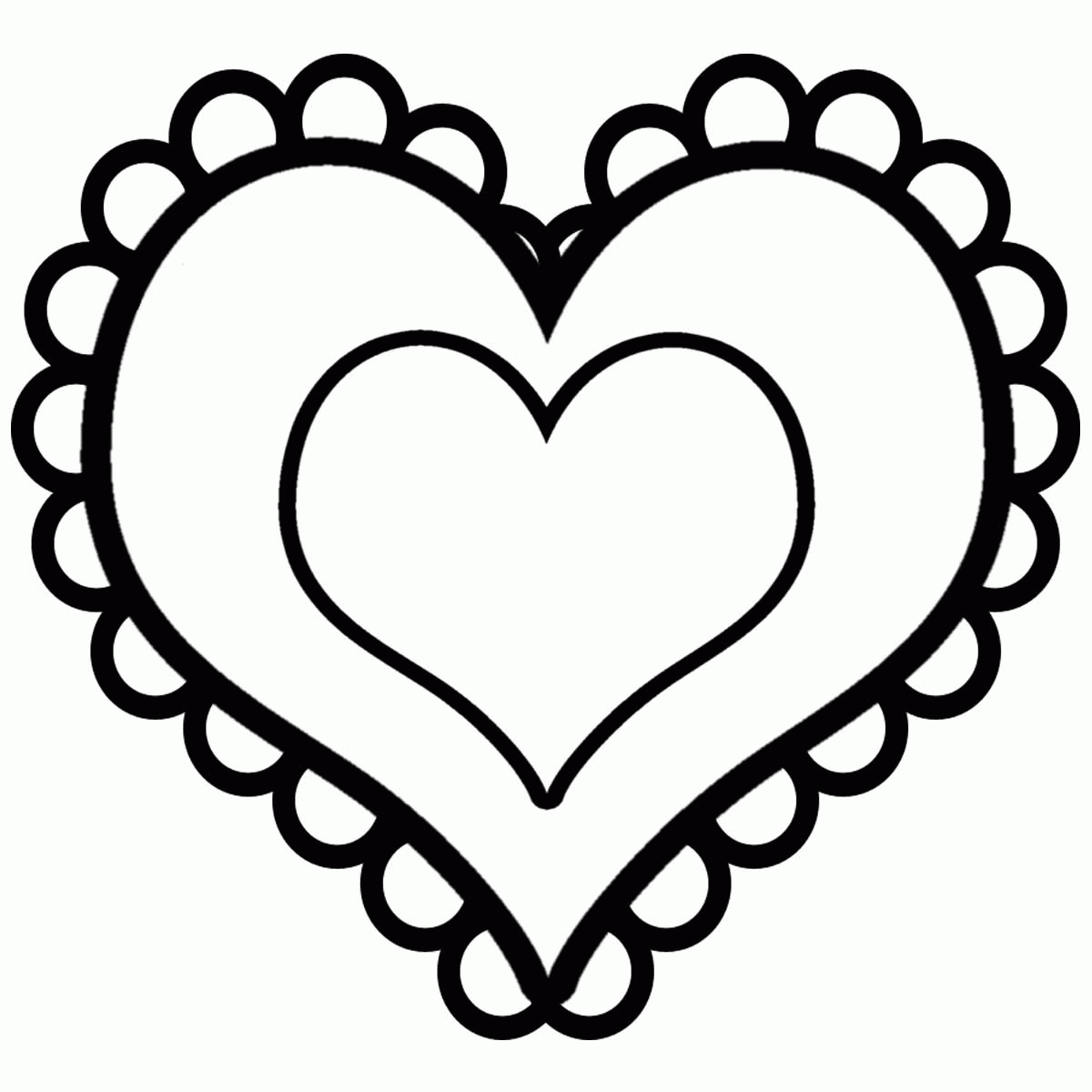 printable coloring pages hearts