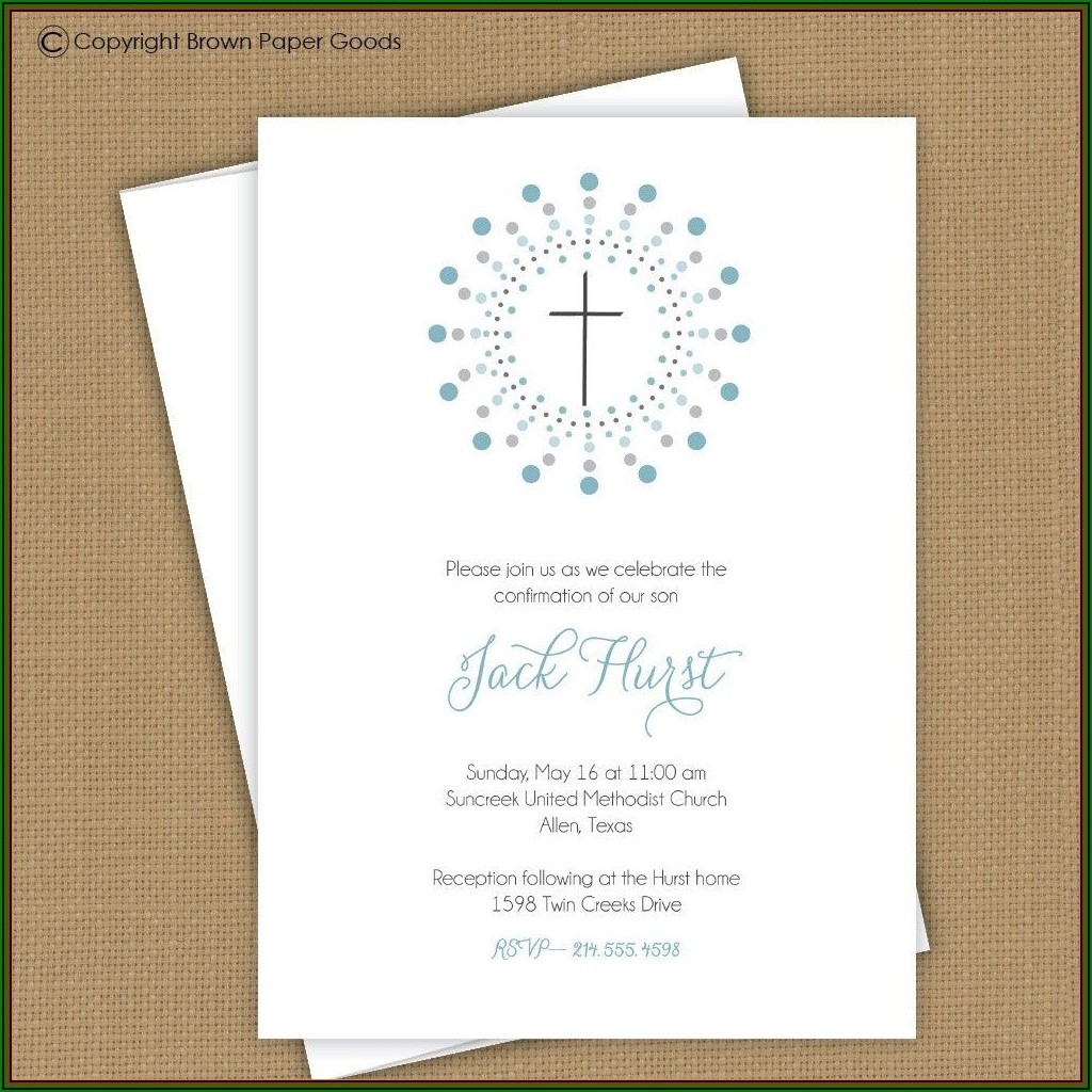 free confirmation invites templates