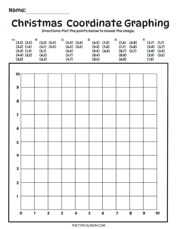 free printable coordinate graphing pictures worksheets pdf