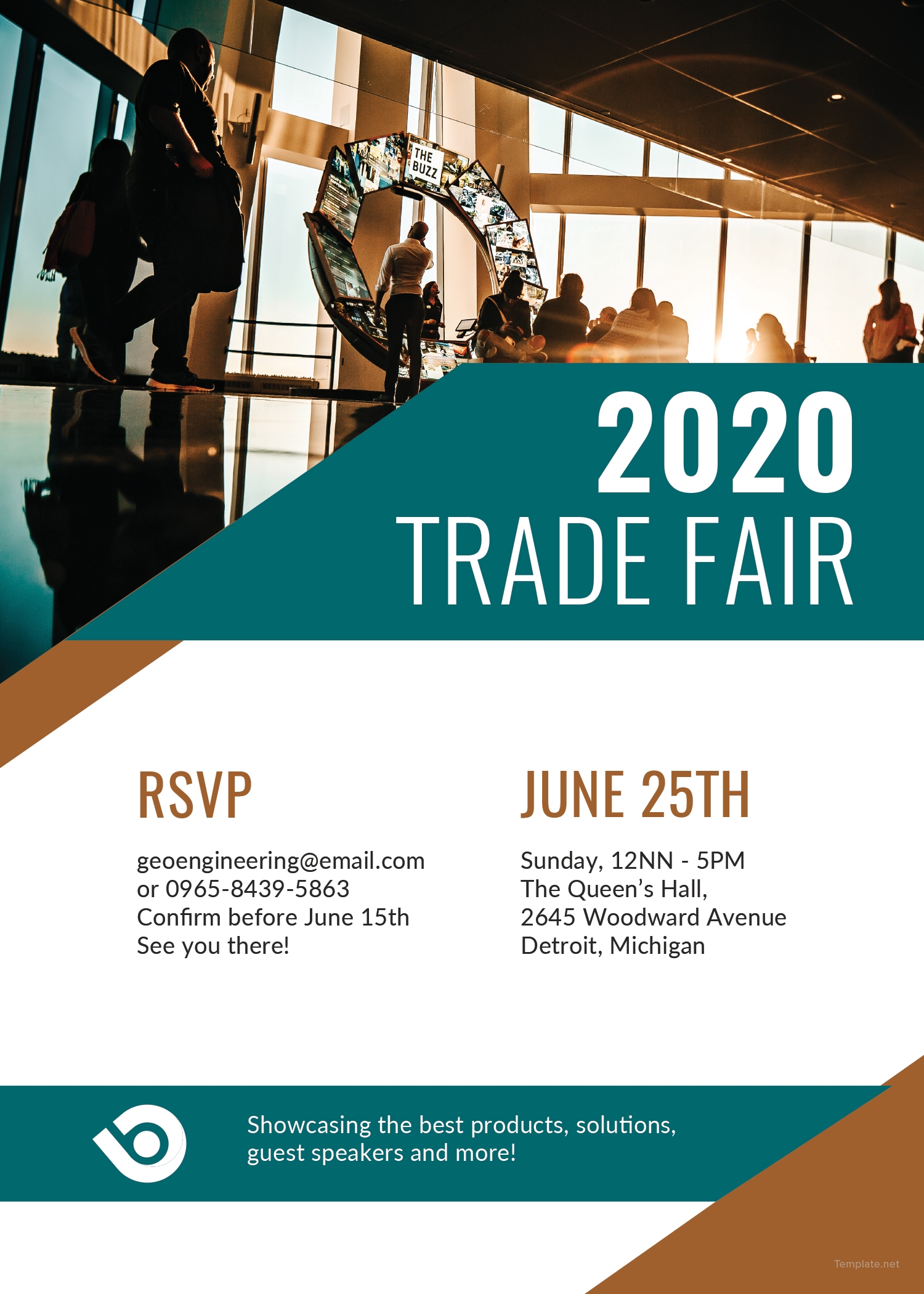 Free Corporate Event Invitation Template In MS Word Publisher