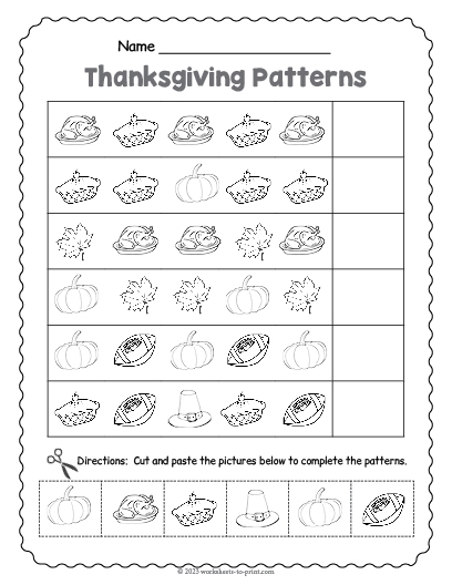 free preschool worksheets age 2-3