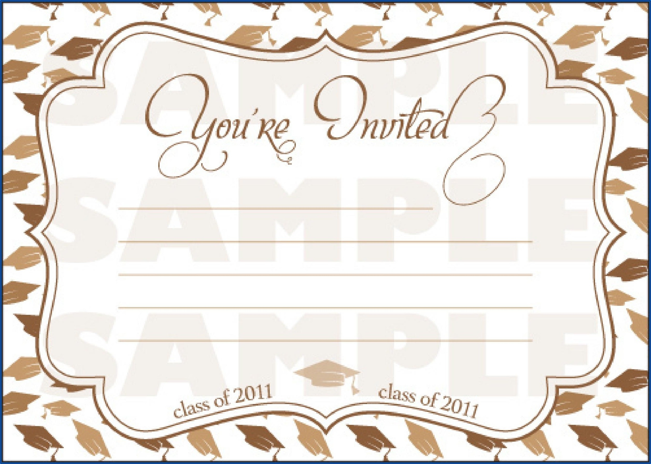 free downloadable graduation invitation templates