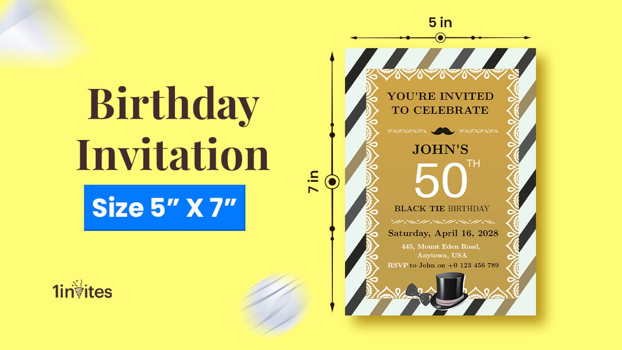 Free Editable Birthday Invitation Templates