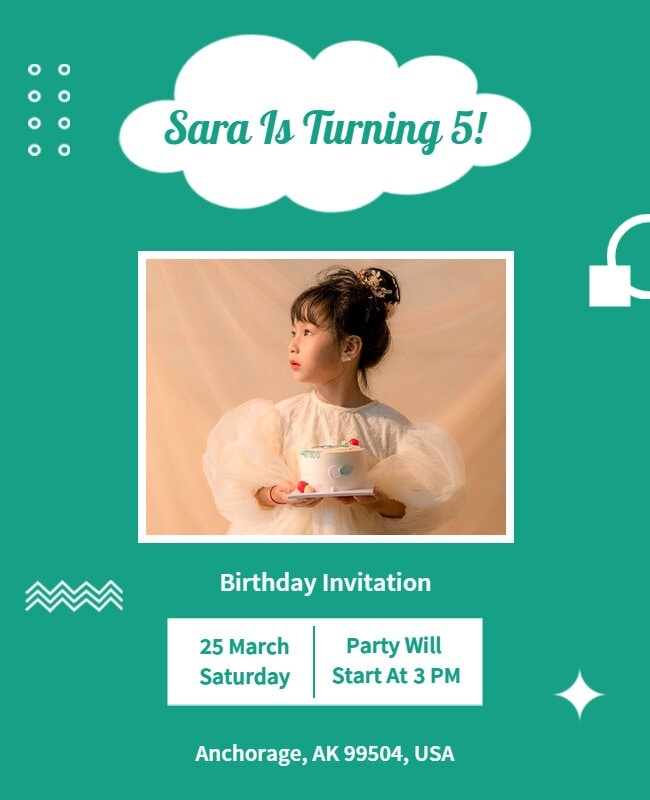Free Editable Birthday Invitation Templates
